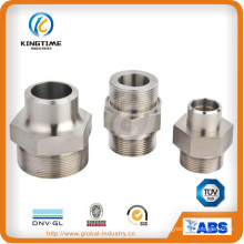 Stainless Steel Male Threaded Hexagon Drive Pipe Fitting Nipple (KT0412)